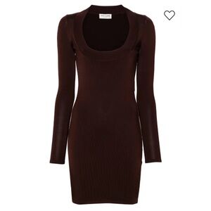 Saint Laurent Décolleté mini dress M NWT